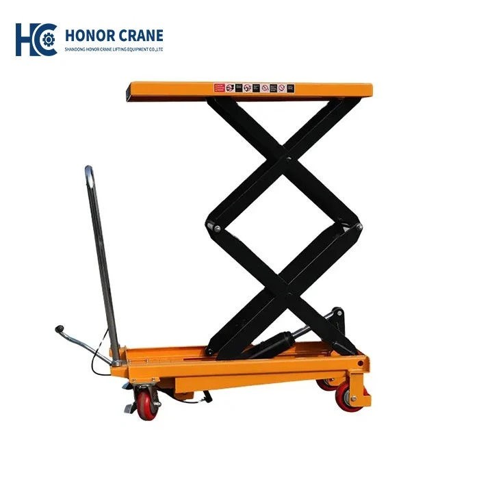 Manual Hand Lift Table